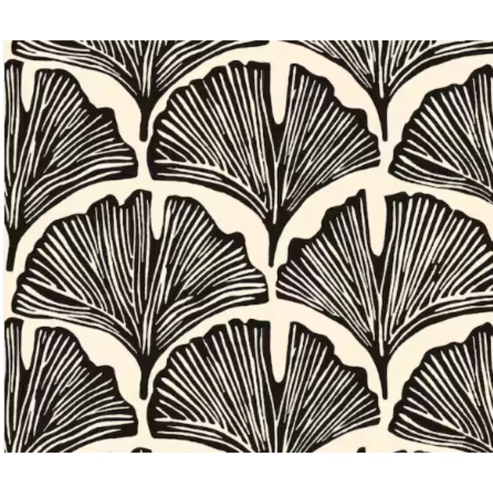 Tempaper Novogratz Black Feather Palm Peel & Stick Wallpaper, 20.5" x 16.5'
